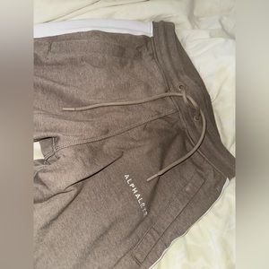 ALPHALETE TAN JOGGERS SIZE SMALL